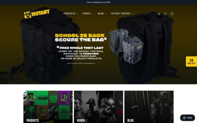 Screenshot of the I Am Mutant website