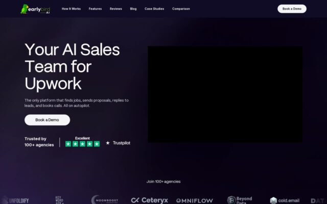 Screenshot of the Early Bird AI website