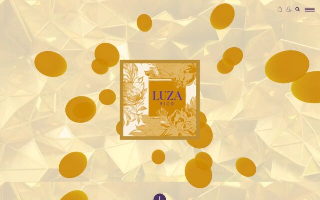 Screenshot of the Luz Arico website
